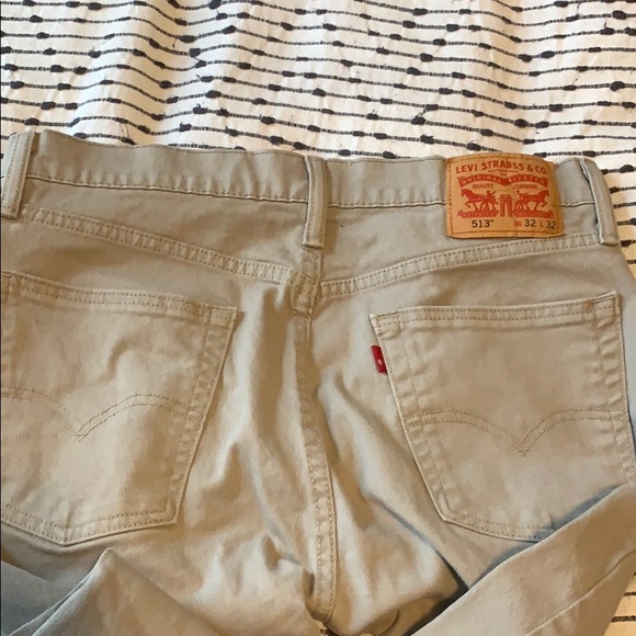 Levis 513 Khaki pants - Picture 2 of 2